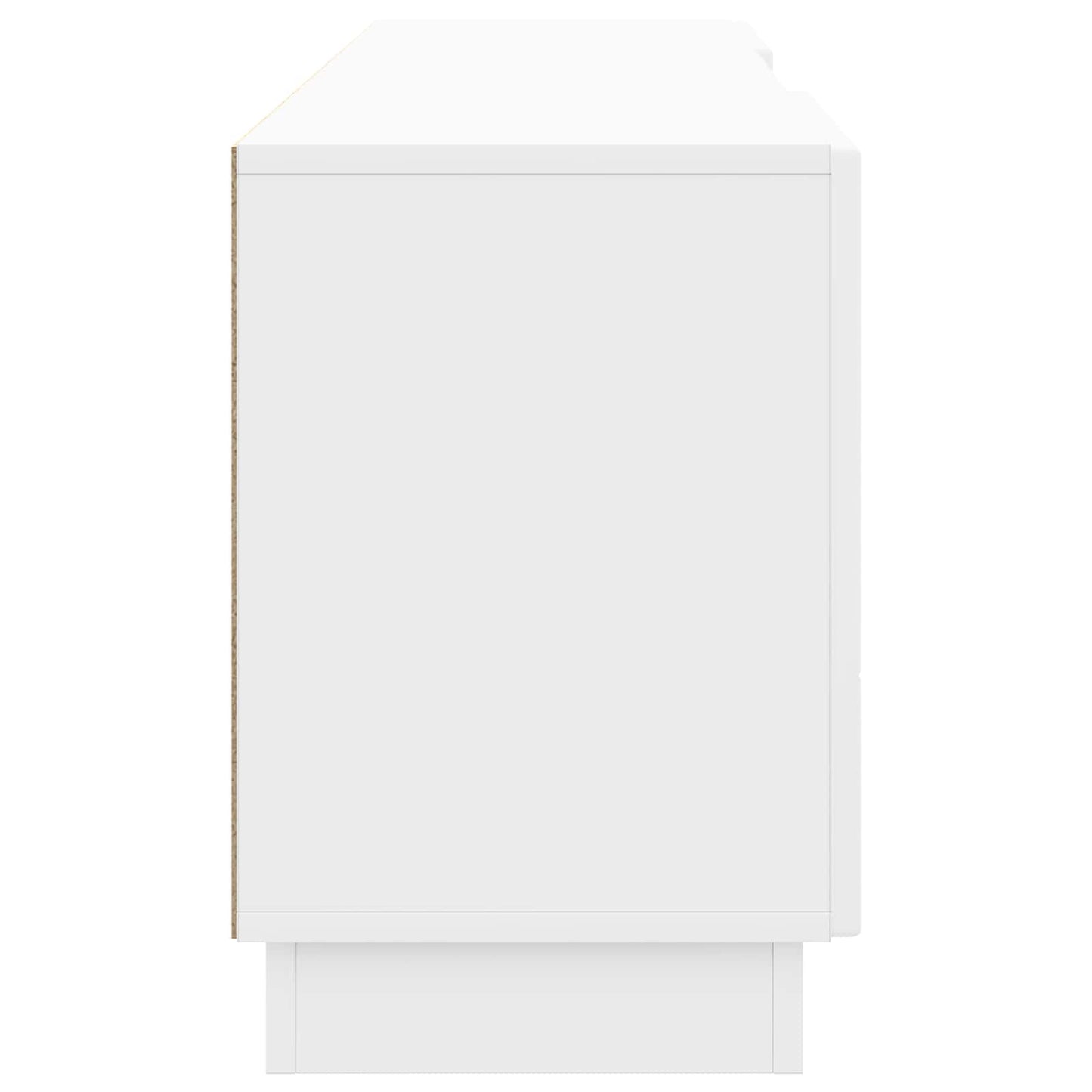 TV szekrény Magasfényű Fehér 150 x 31 x 47 cm Szerelt Fa