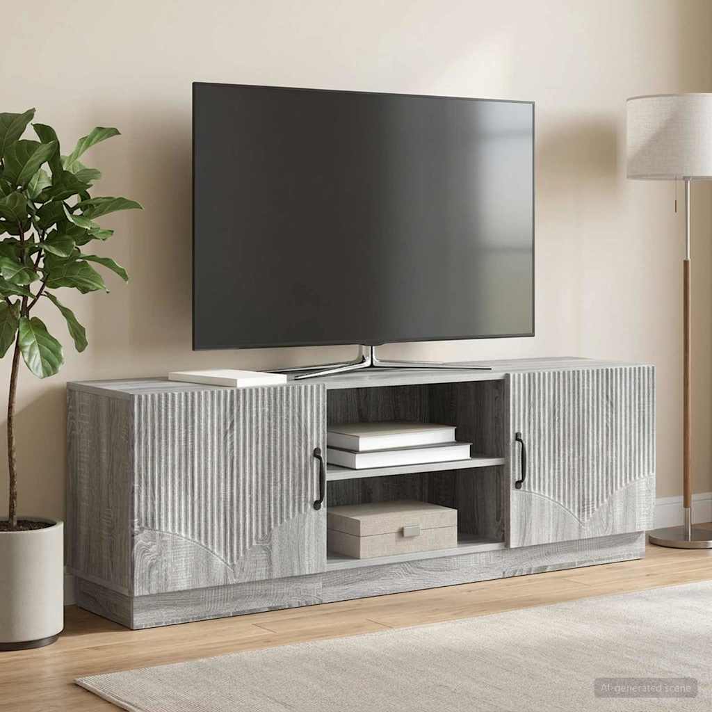 TV szekrény Szürke Sonoma 150 x 31 x 47 cm Szerelt Fa