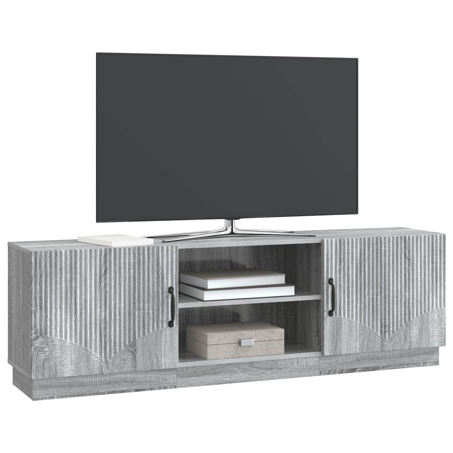 TV szekrény Szürke Sonoma 150 x 31 x 47 cm Szerelt Fa