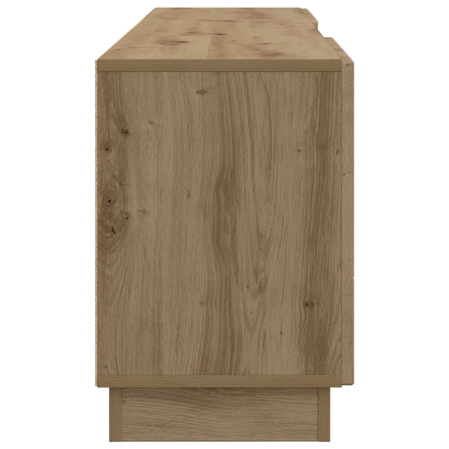 TV szekrény 150 x 31 x 47 cm Kézműves Tölgy Szerelt Fa