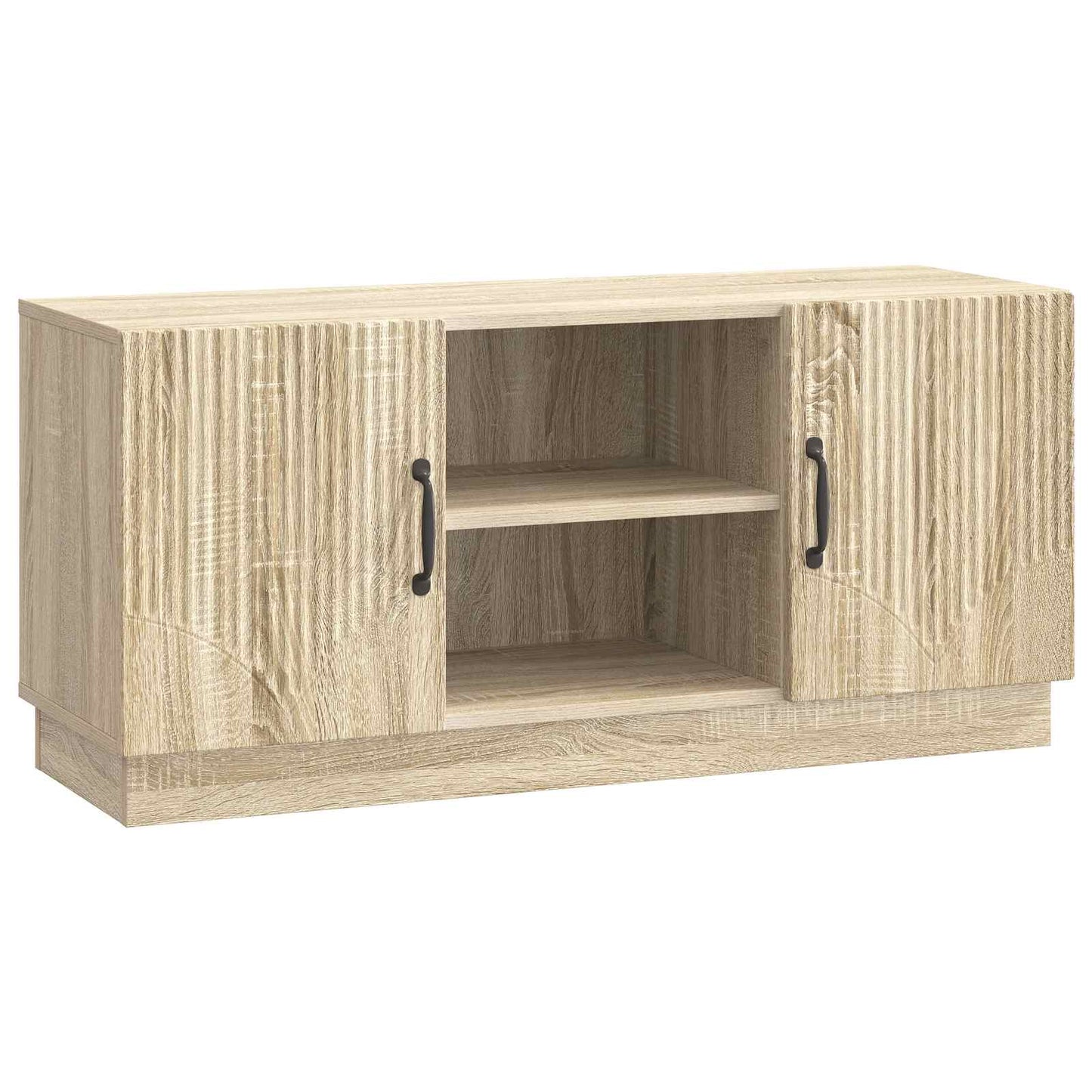 TV szekrény Sonoma Tölgy 102 x 34,5 x 47 cm Szerelt Fa