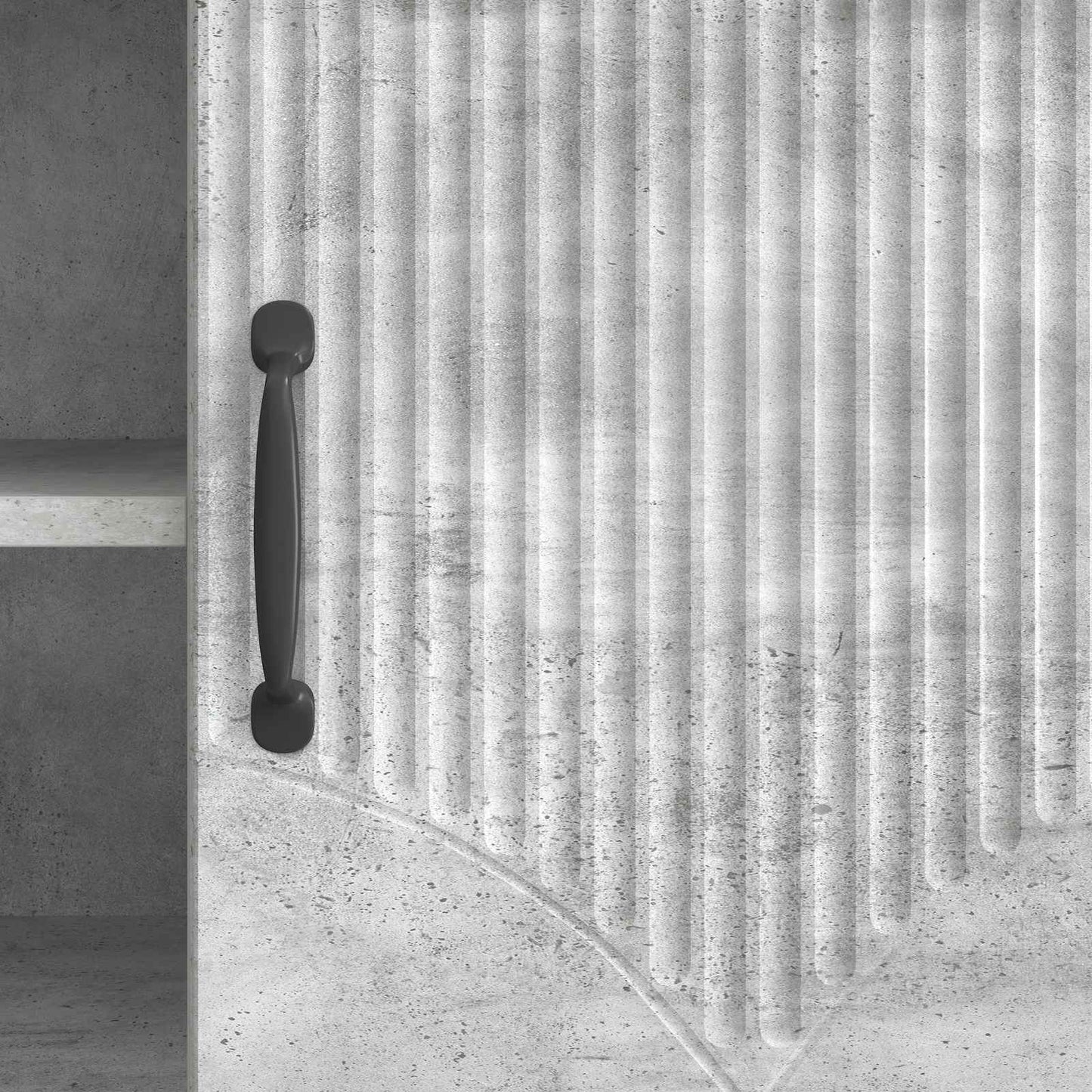 TV szekrény Betonszürke 102 x 34,5 x 47 cm Szerelt Fa