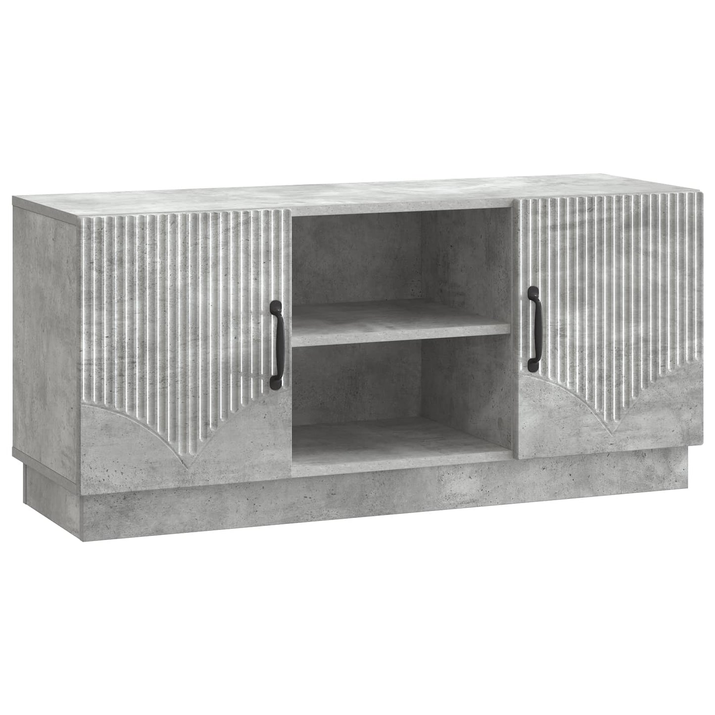 TV szekrény Betonszürke 102 x 34,5 x 47 cm Szerelt Fa