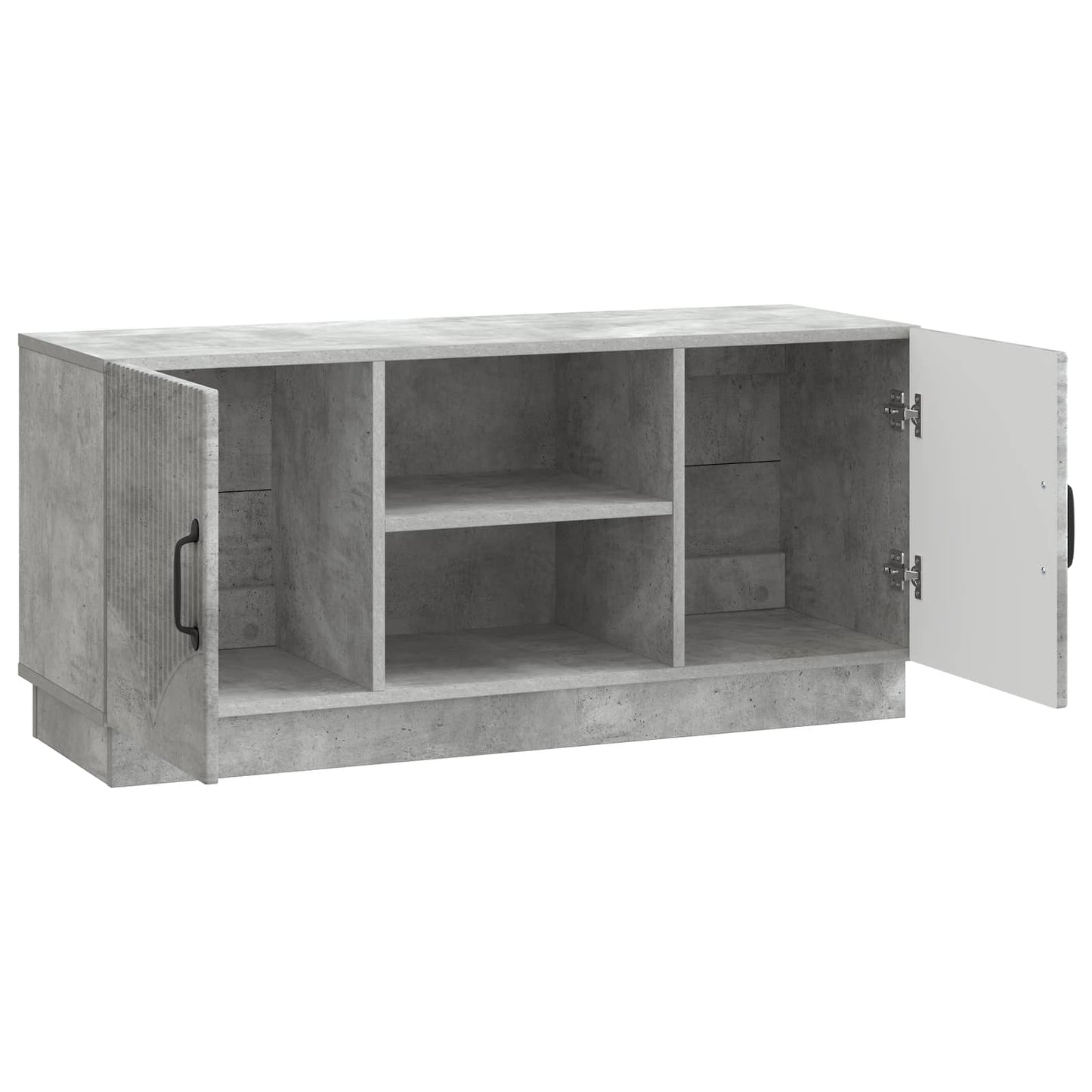 TV szekrény Betonszürke 102 x 34,5 x 47 cm Szerelt Fa