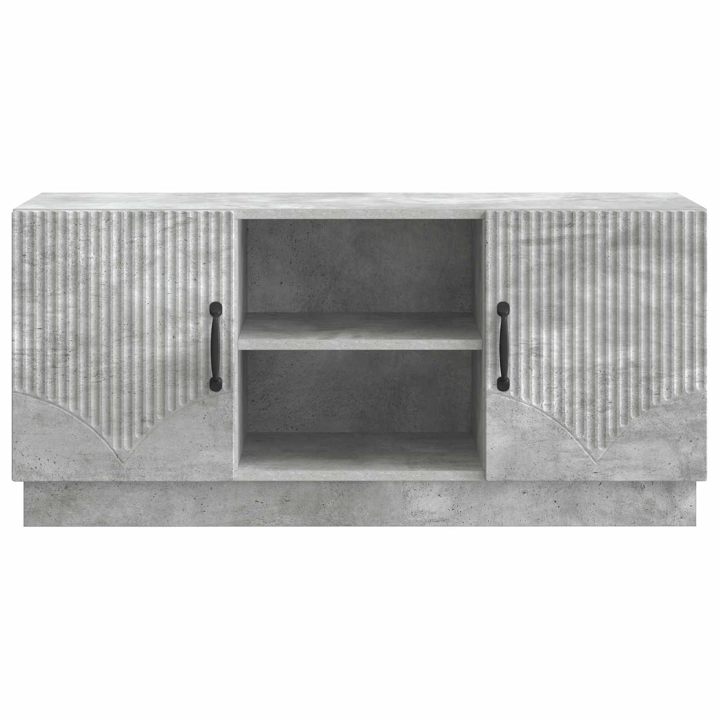 TV szekrény Betonszürke 102 x 34,5 x 47 cm Szerelt Fa