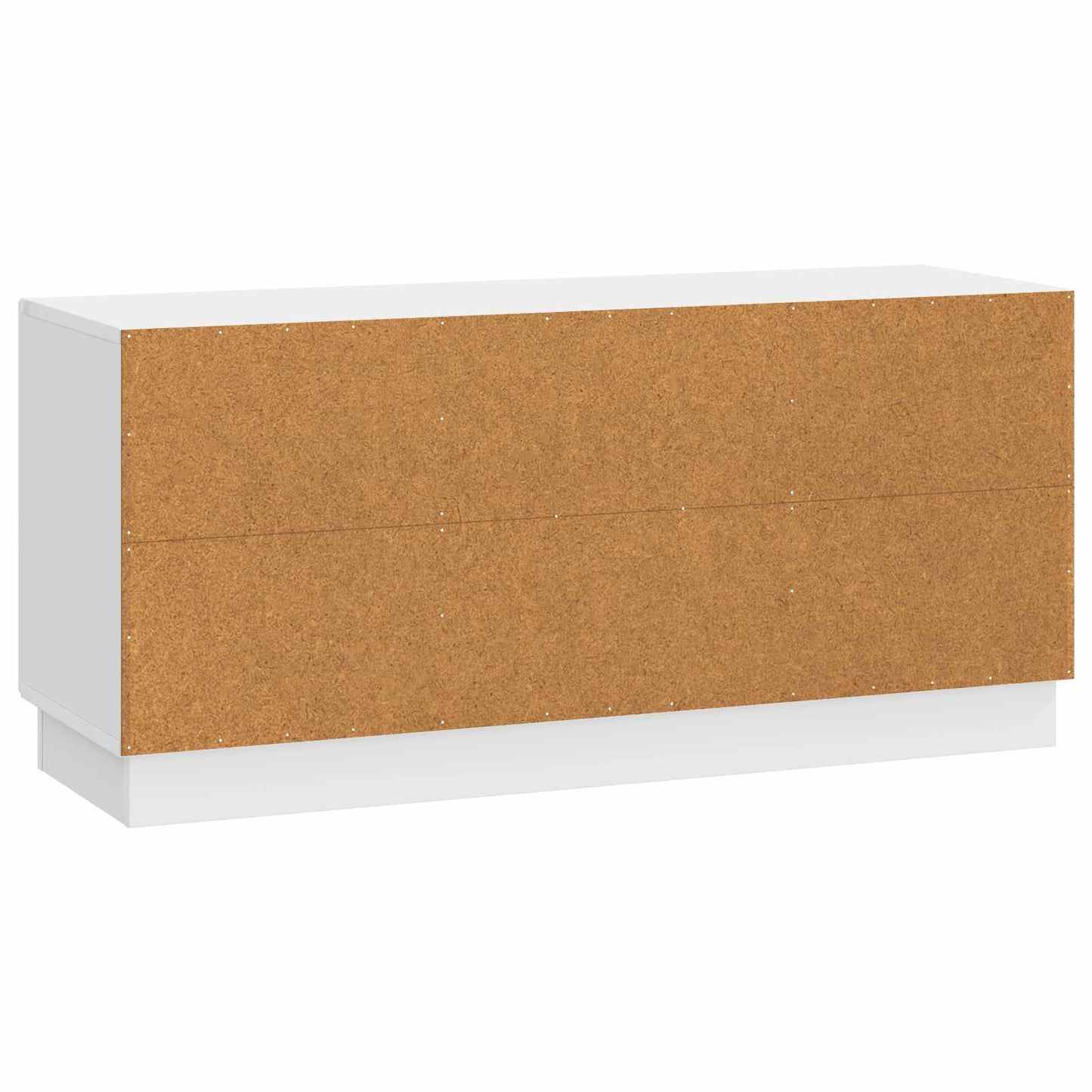 TV szekrény Magasfényű Fehér 102 x 34,5 x 47 cm Szerelt Fa