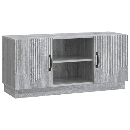 TV szekrény Szürke Sonoma 102 x 34,5 x 47 cm Szerelt Fa