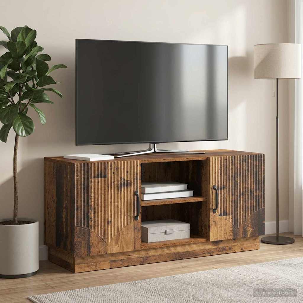 TV szekrény Antik Fa 102 x 34,5 x 47 cm Szerelt Fa
