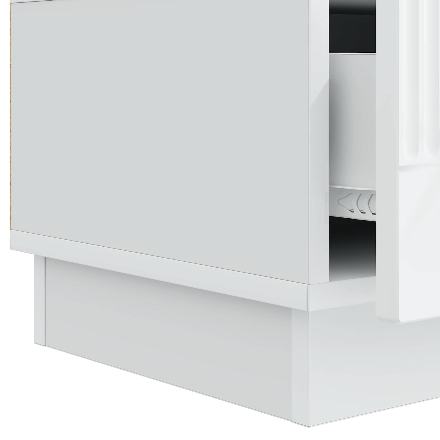 TV szekrény fiókkal Fehér 147 x 34,5 x 27 cm Szerelt Fa