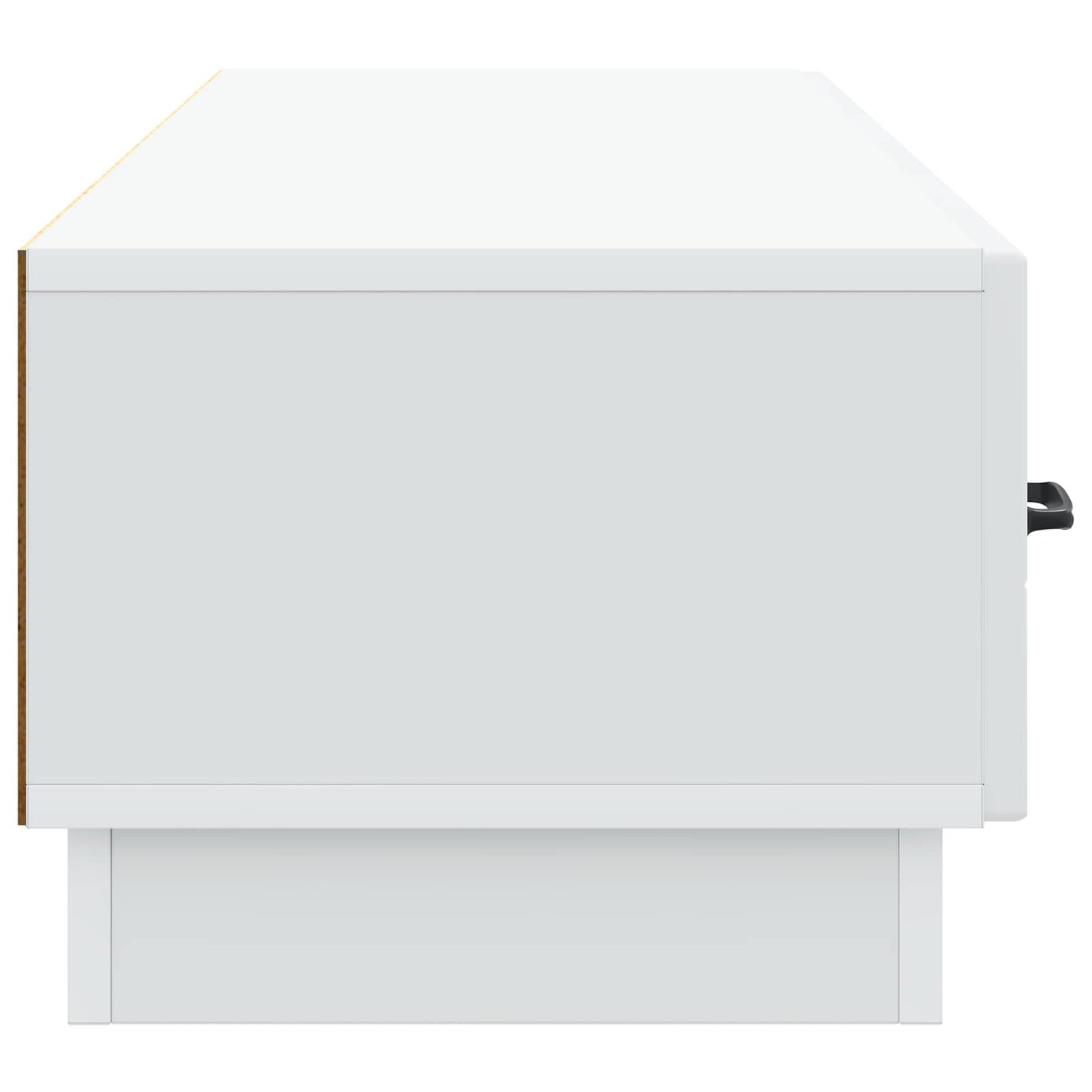 TV szekrény fiókkal Fehér 147 x 34,5 x 27 cm Szerelt Fa