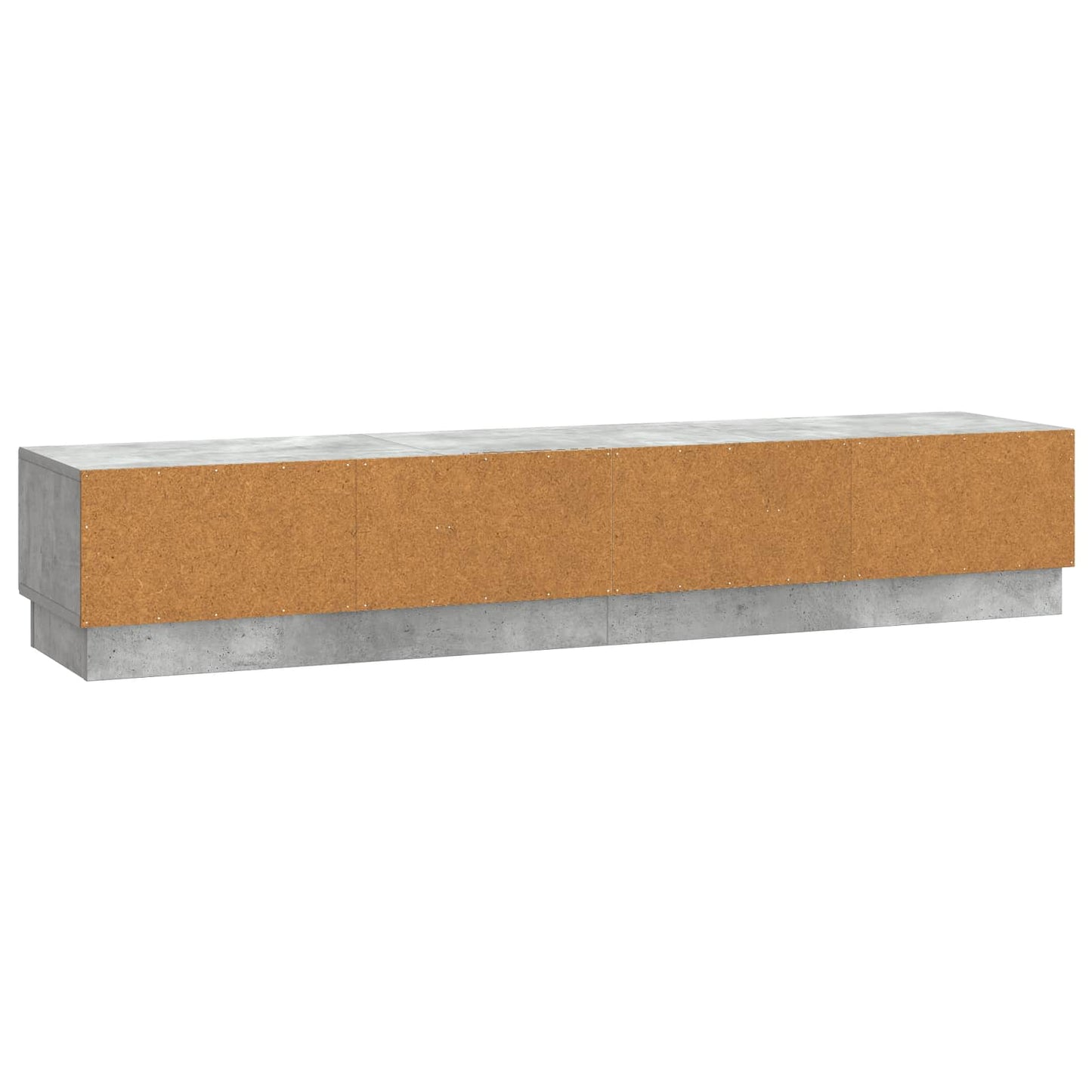 TV szekrény fiókkal Betonszürke 147 x 34,5 x 27 cm Szerelt Fa