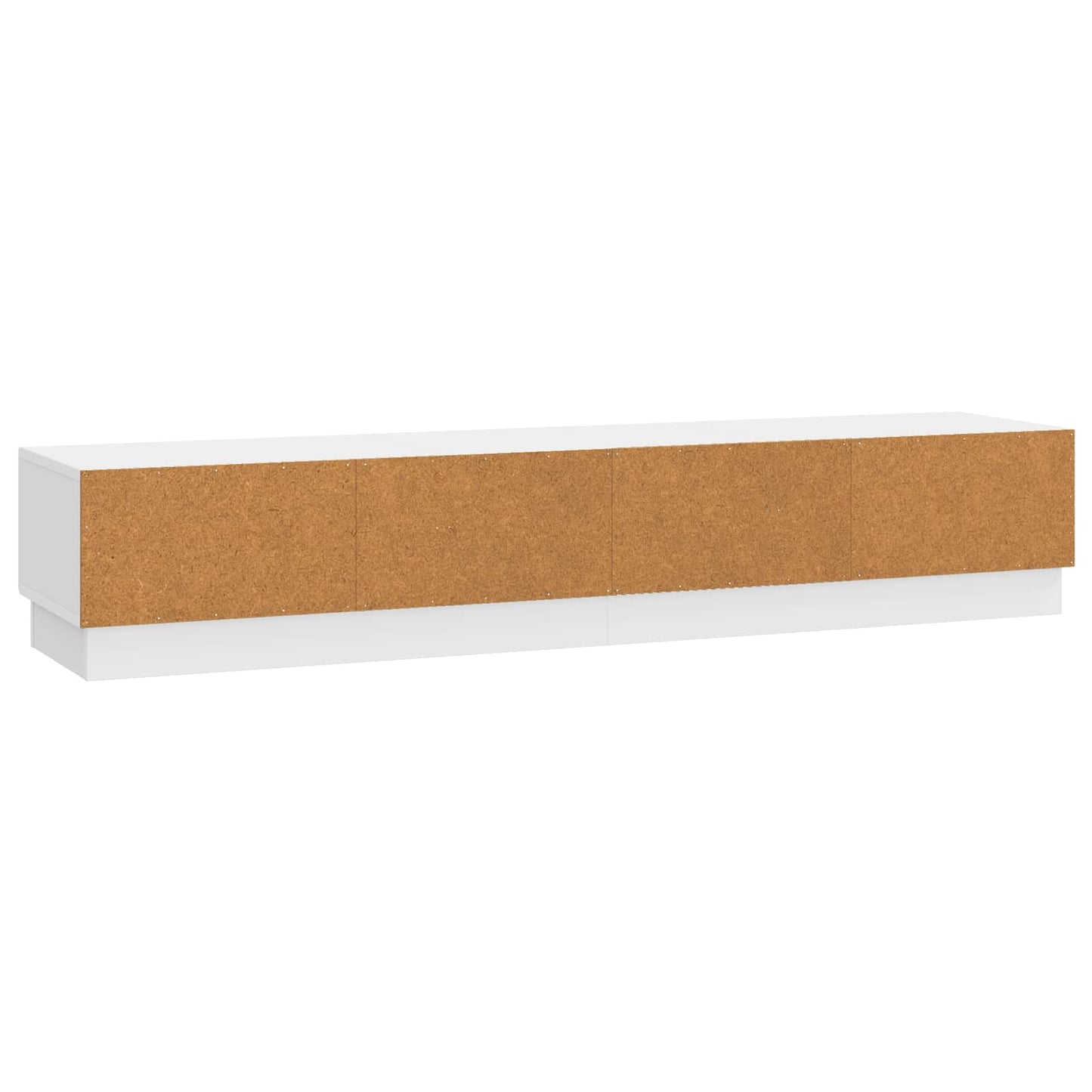 TV szekrény Magasfényű Fehér 147 x 34,5 x 27 cm Szerelt Fa