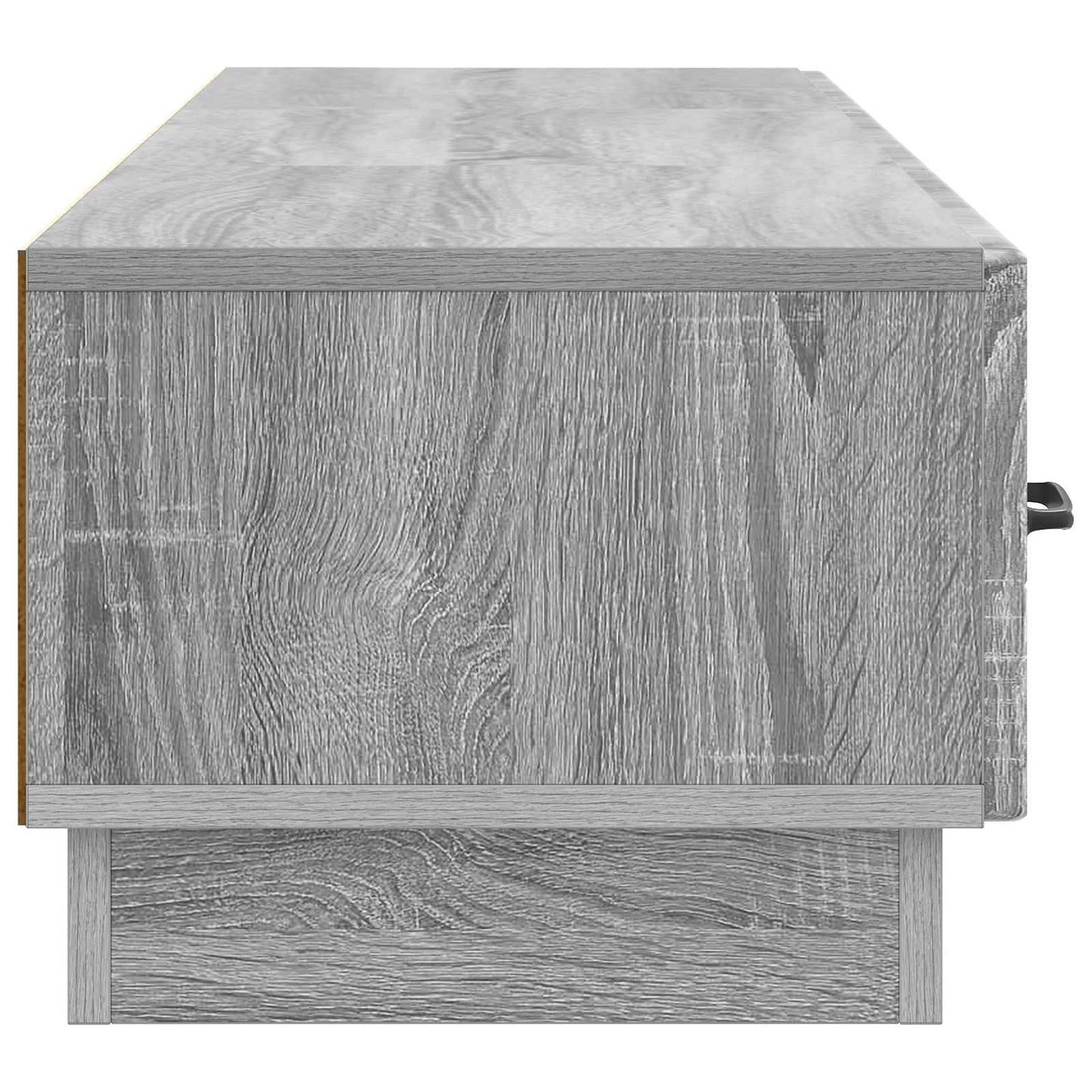 TV szekrény fiókkal Szürke Sonoma 147 x 34,5 x 27 cm Szerelt Fa