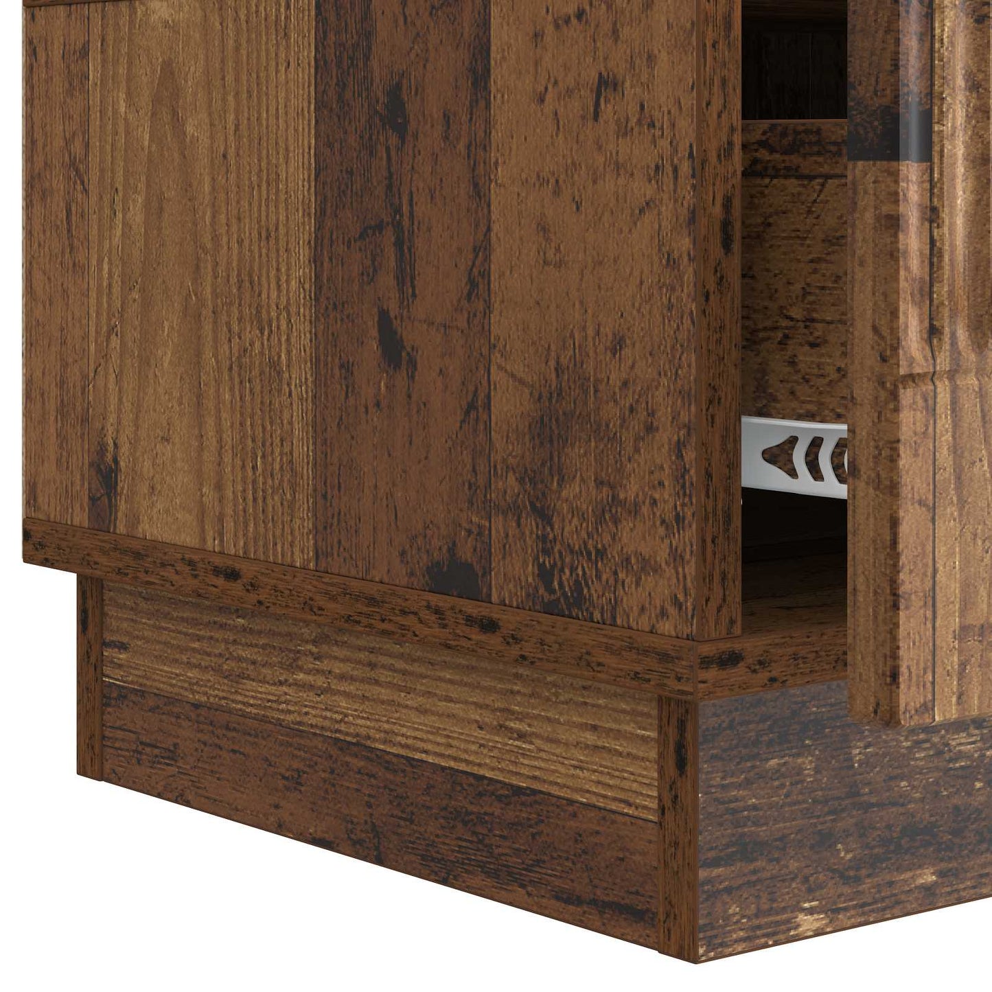 TV szekrény fiókkal Antik Fa 147 x 34,5 x 27 cm Szerelt Fa