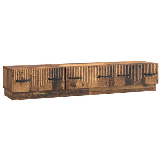 TV szekrény fiókkal Antik Fa 147 x 34,5 x 27 cm Szerelt Fa