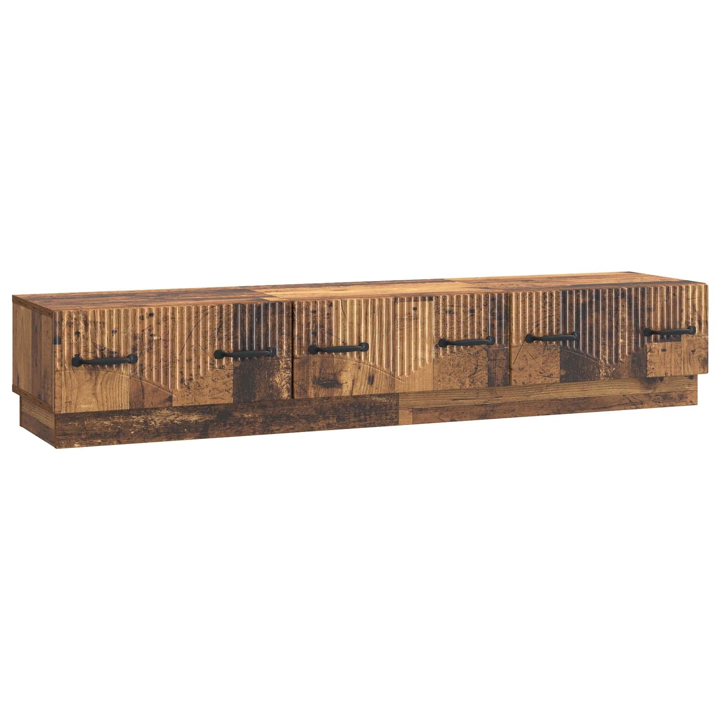 TV szekrény fiókkal Antik Fa 147 x 34,5 x 27 cm Szerelt Fa