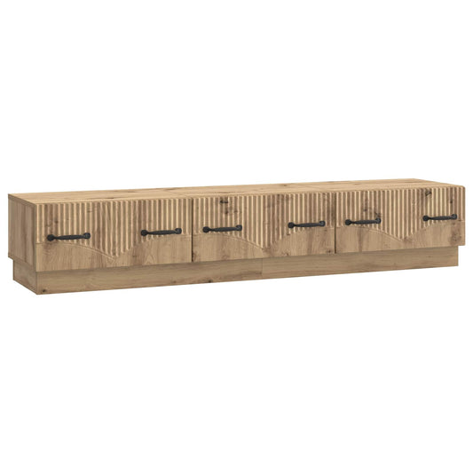 TV szekrény Kézműves Tölgy 147 x 34,5 x 27 cm Szerelt Fa