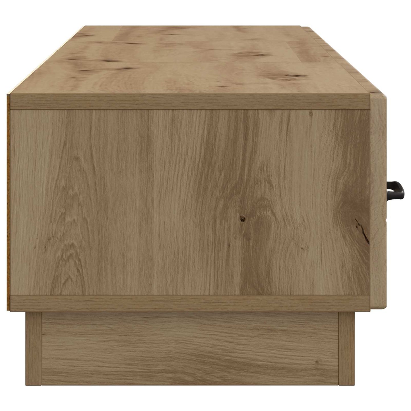 TV szekrény 147 x 34,5 x 27 cm Kézműves Tölgy Szerelt Fa