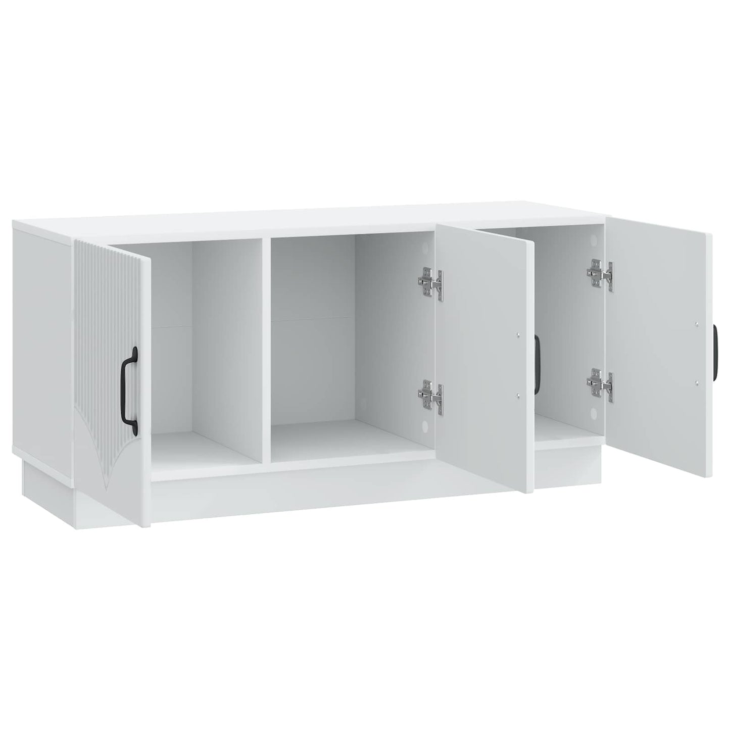 TV szekrény Fehér 99 x 34,5 x 47 cm Szerelt Fa