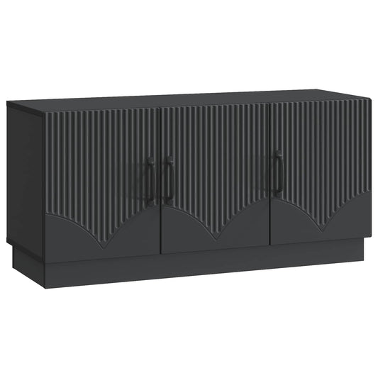 TV szekrény Fekete 99 x 34,5 x 47 cm Szerelt Fa