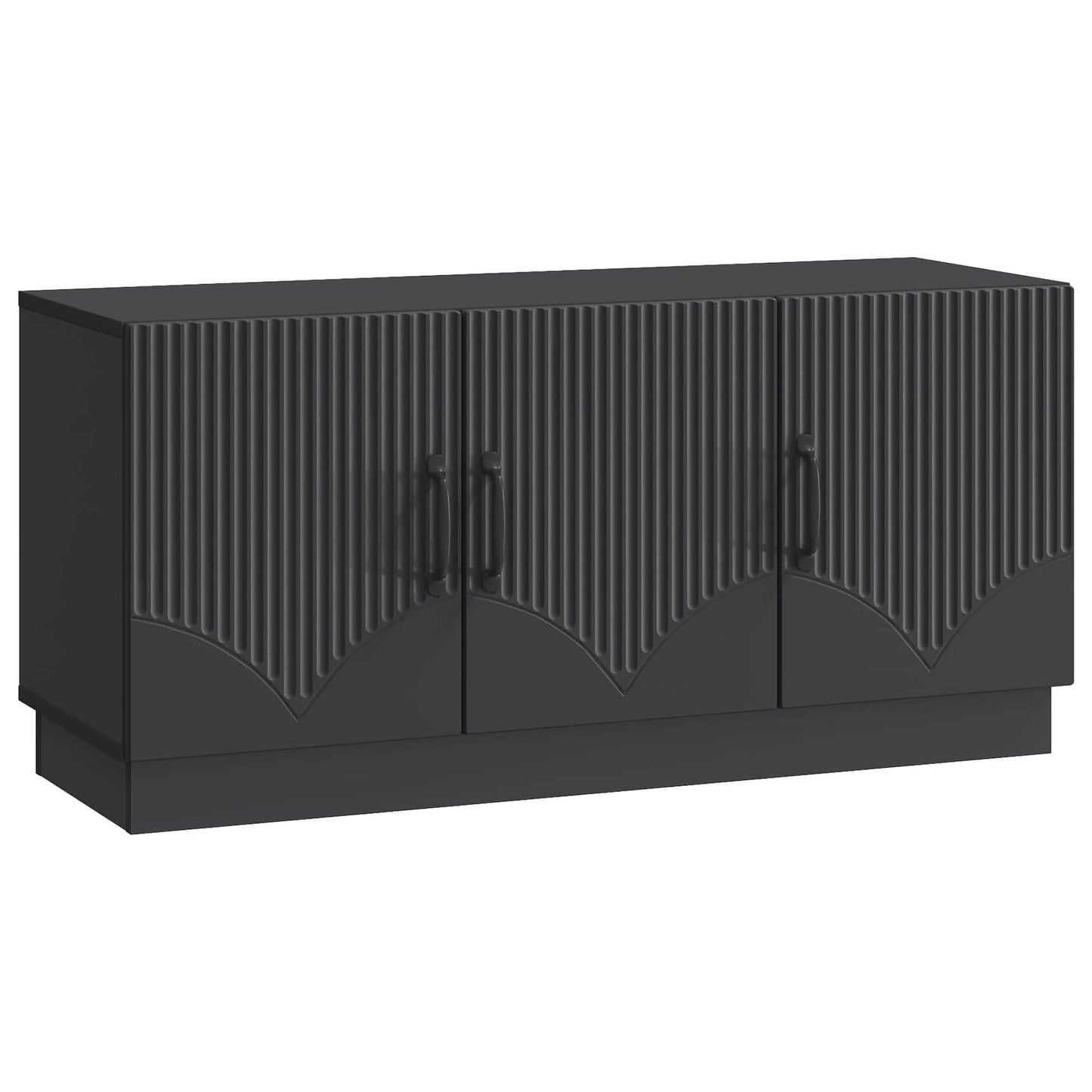 TV szekrény Fekete 99 x 34,5 x 47 cm Szerelt Fa