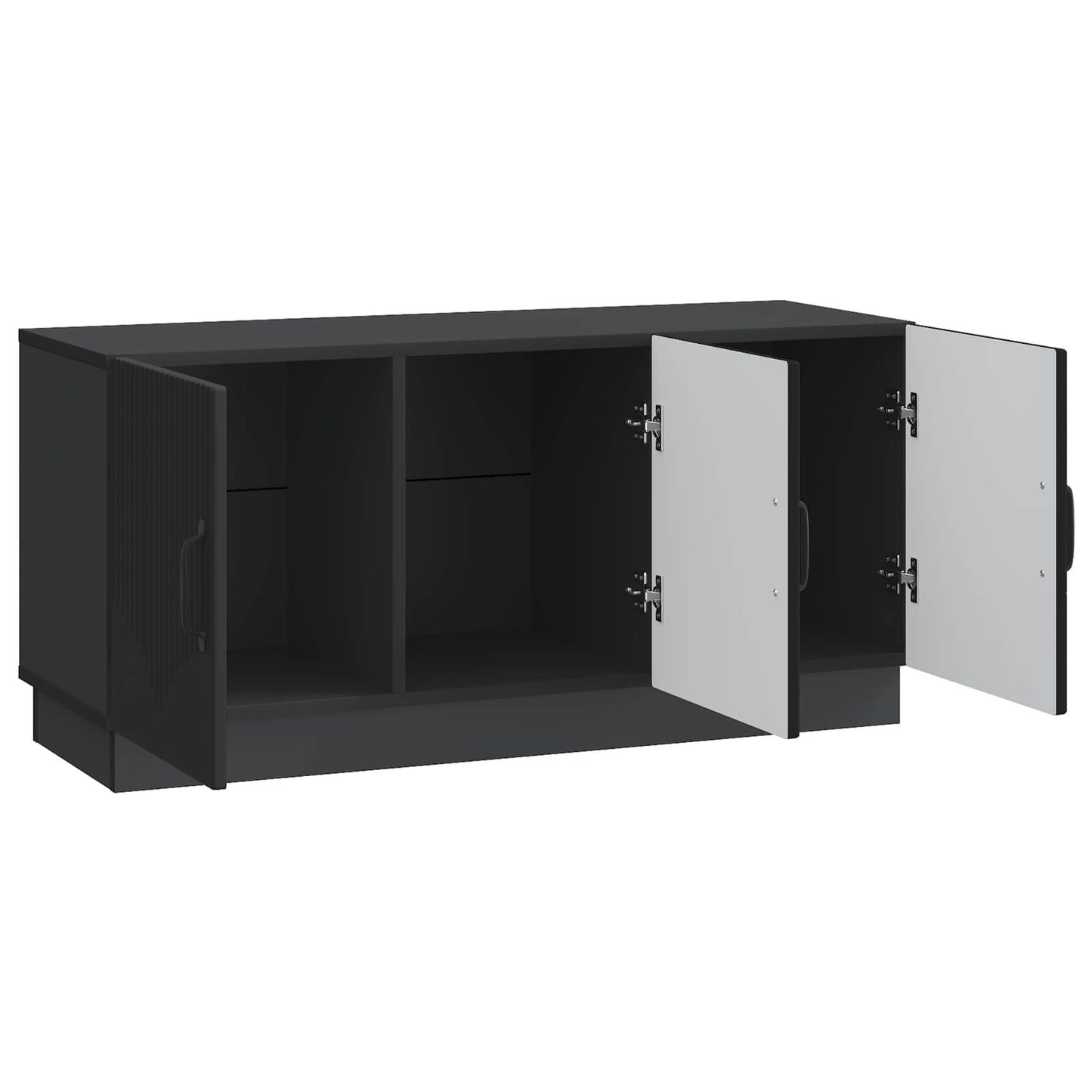 TV szekrény Fekete 99 x 34,5 x 47 cm Szerelt Fa