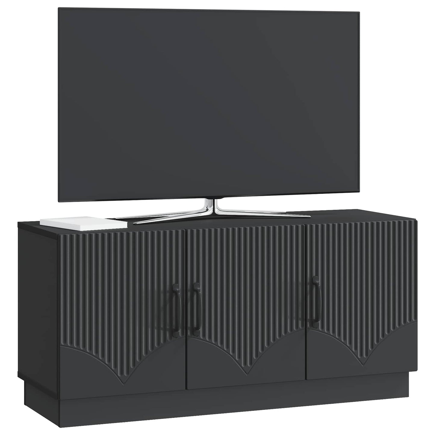 TV szekrény Fekete 99 x 34,5 x 47 cm Szerelt Fa