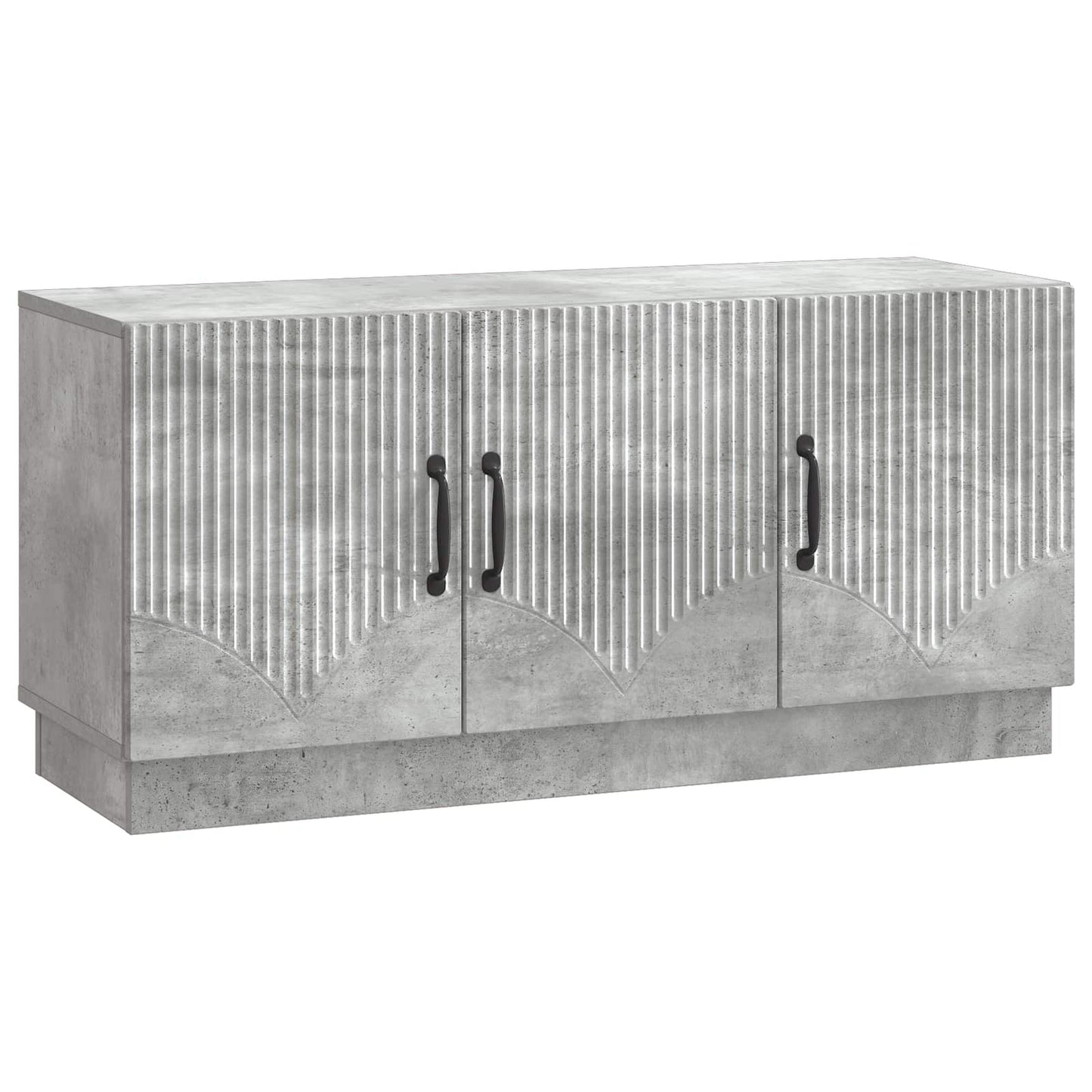 TV szekrény Betonszürke 99 x 34,5 x 47 cm Szerelt Fa