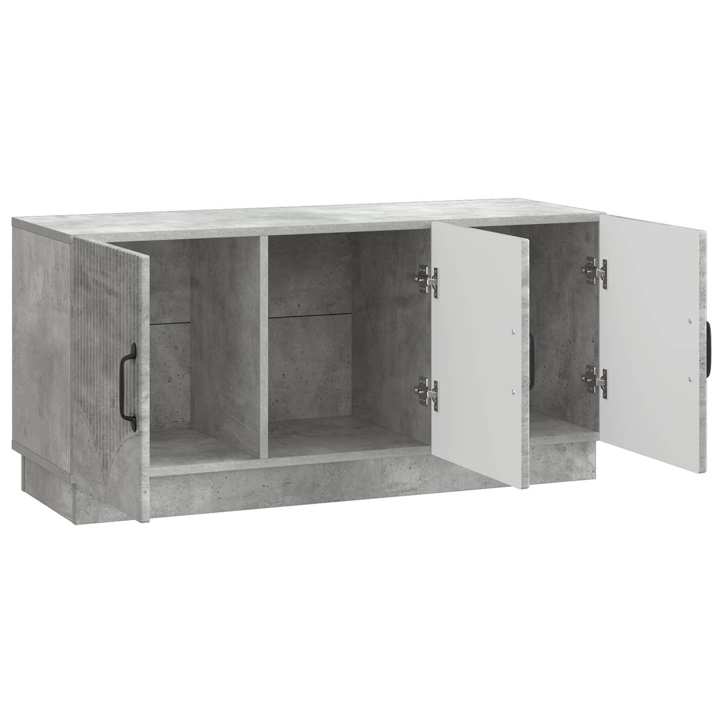 TV szekrény Betonszürke 99 x 34,5 x 47 cm Szerelt Fa