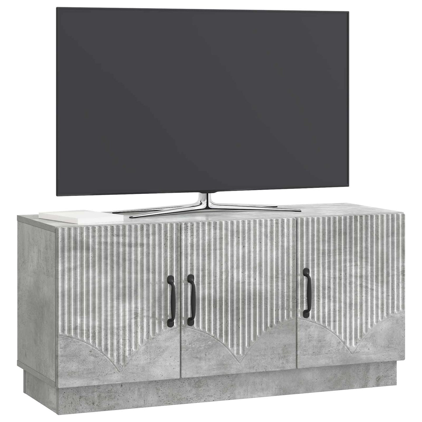 TV szekrény Betonszürke 99 x 34,5 x 47 cm Szerelt Fa