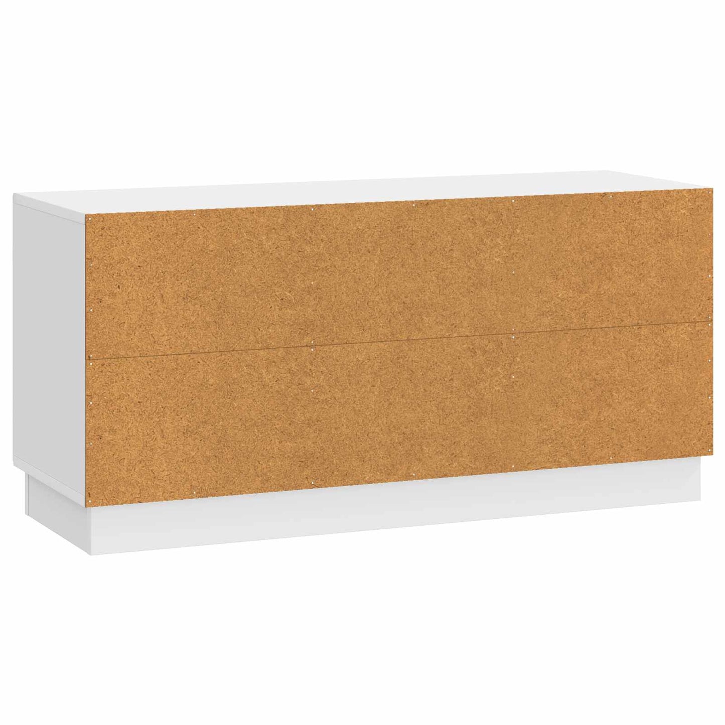 TV szekrény Magasfényű Fehér 99 x 34,5 x 47 cm Szerelt Fa