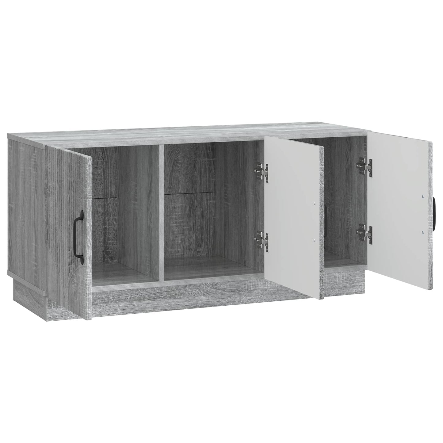 TV szekrény Szürke Sonoma 99 x 34,5 x 47 cm Szerelt Fa
