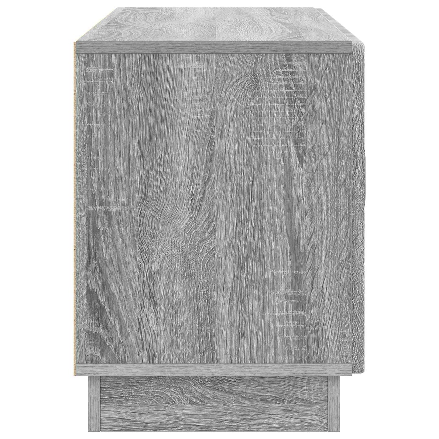 TV szekrény Szürke Sonoma 99 x 34,5 x 47 cm Szerelt Fa