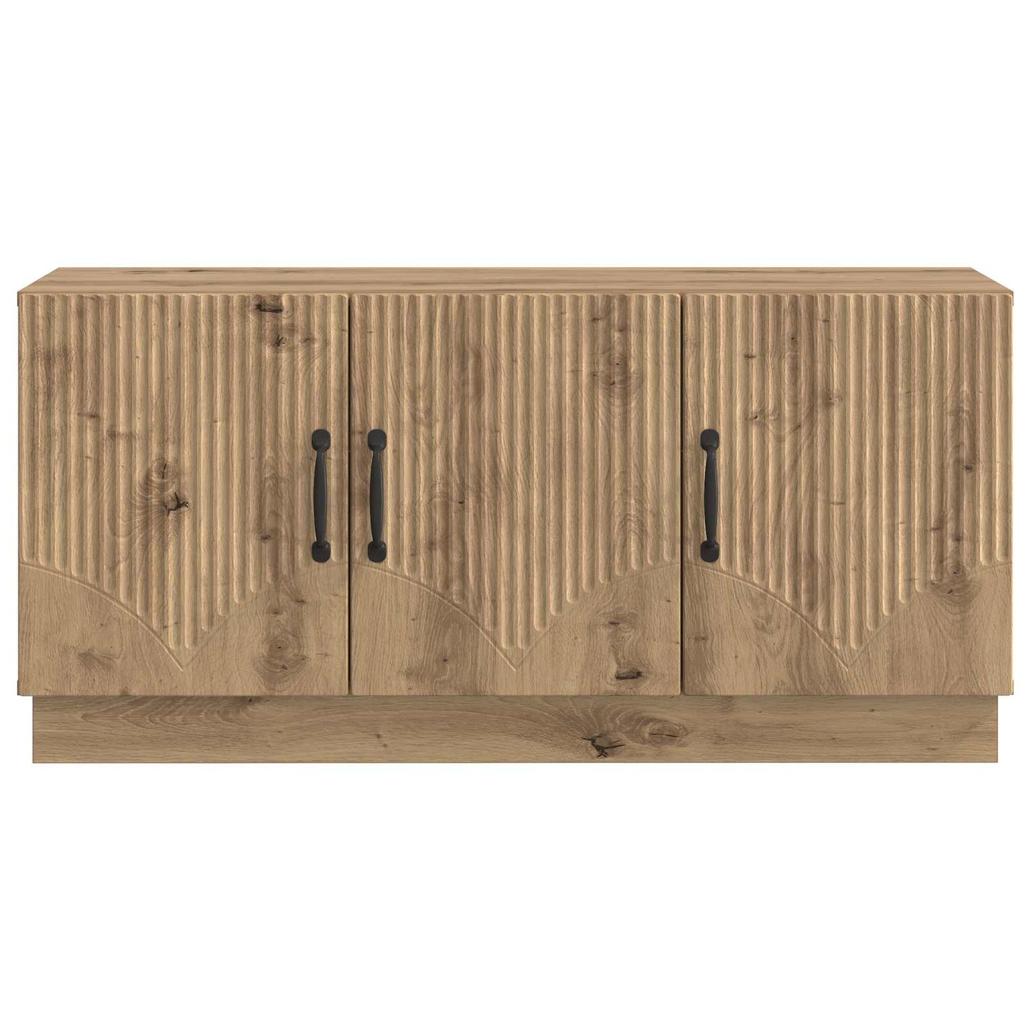 TV szekrény 99 x 34,5 x 47 cm Kézműves Tölgy Szerelt Fa