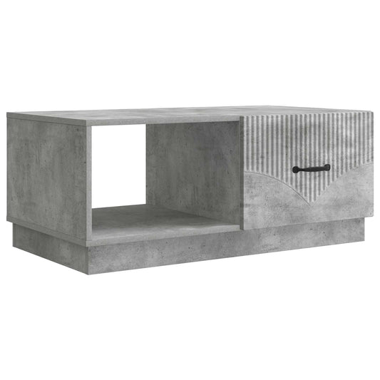 Dohányzóasztal Betonszürke 90 x 50 x 37 cm Szerelt Fa