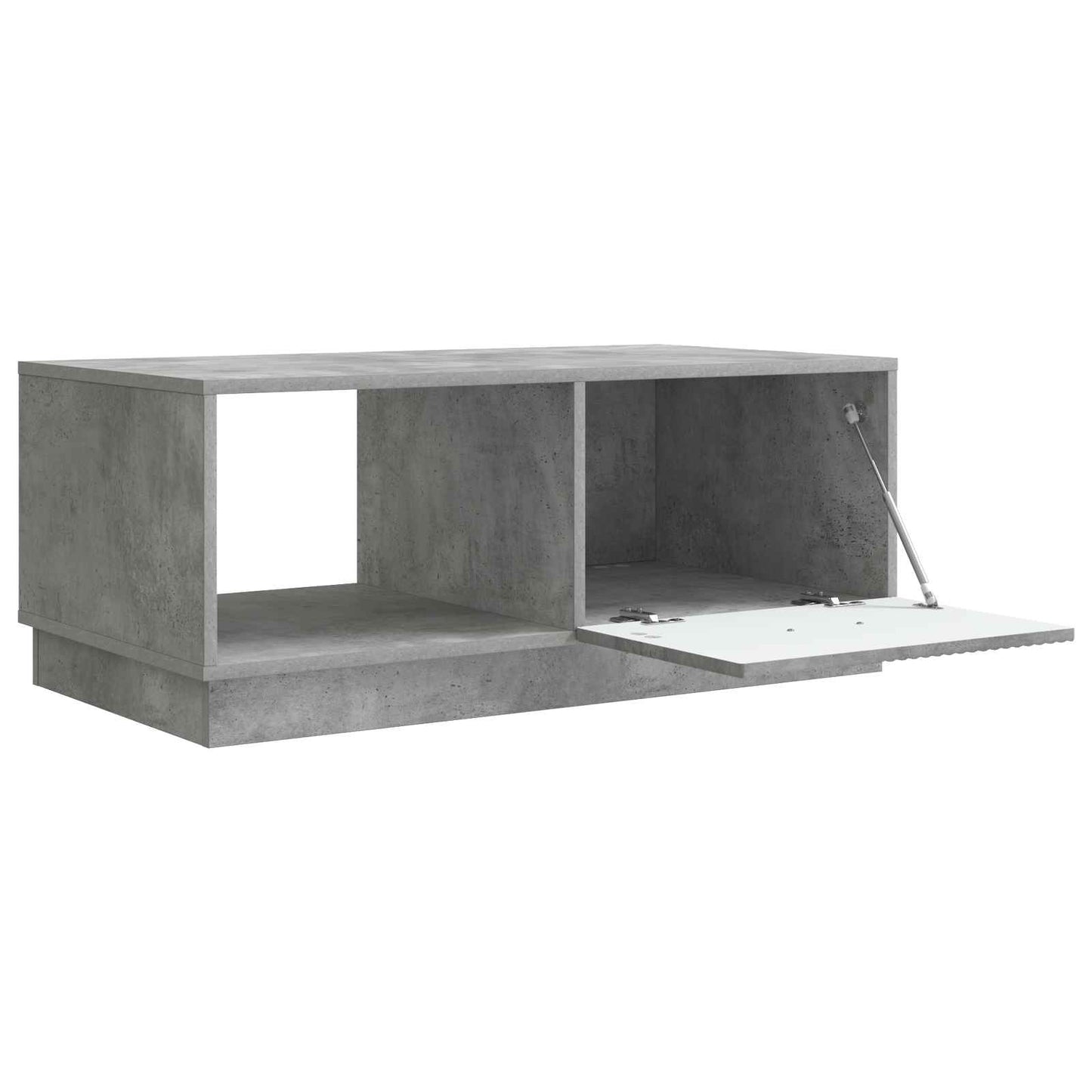 Dohányzóasztal Betonszürke 90 x 50 x 37 cm Szerelt Fa