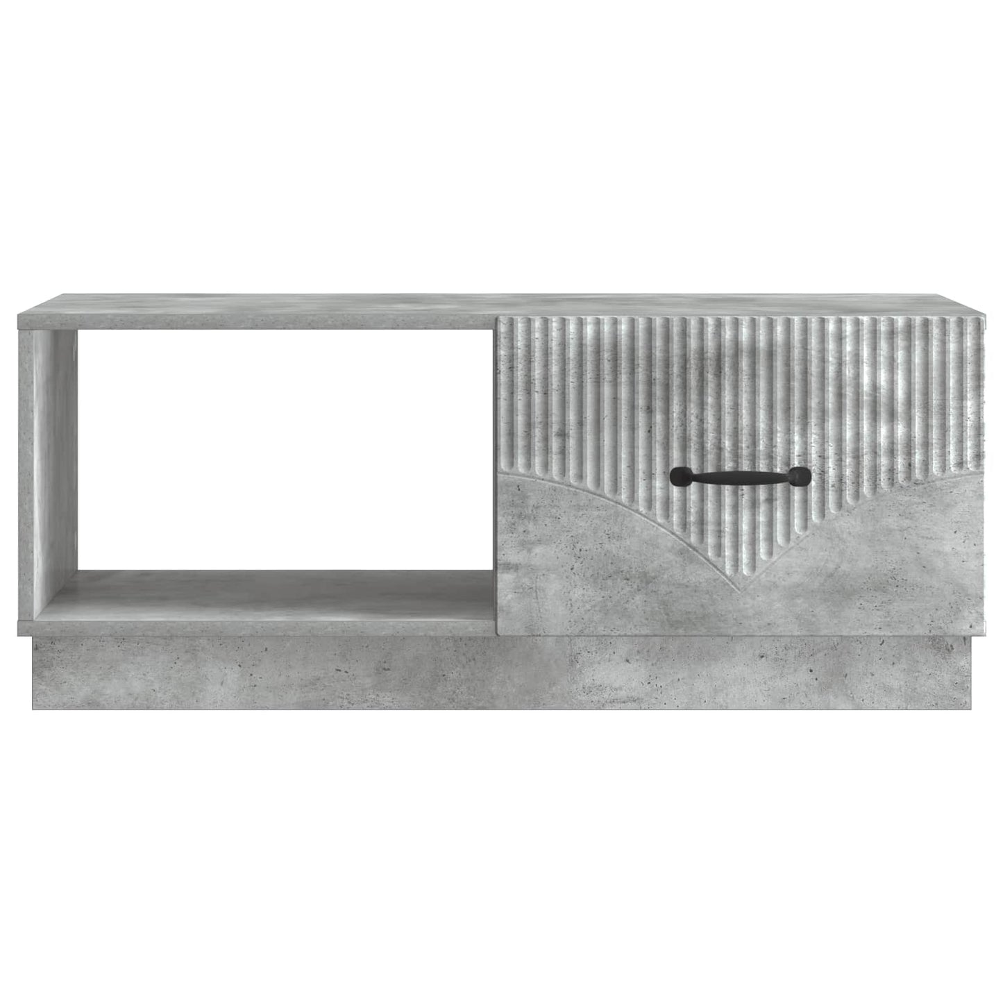 Dohányzóasztal Betonszürke 90 x 50 x 37 cm Szerelt Fa