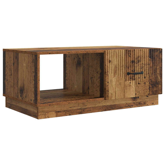 Dohányzóasztal Antik Fa 90 x 50 x 37 cm Szerelt Fa