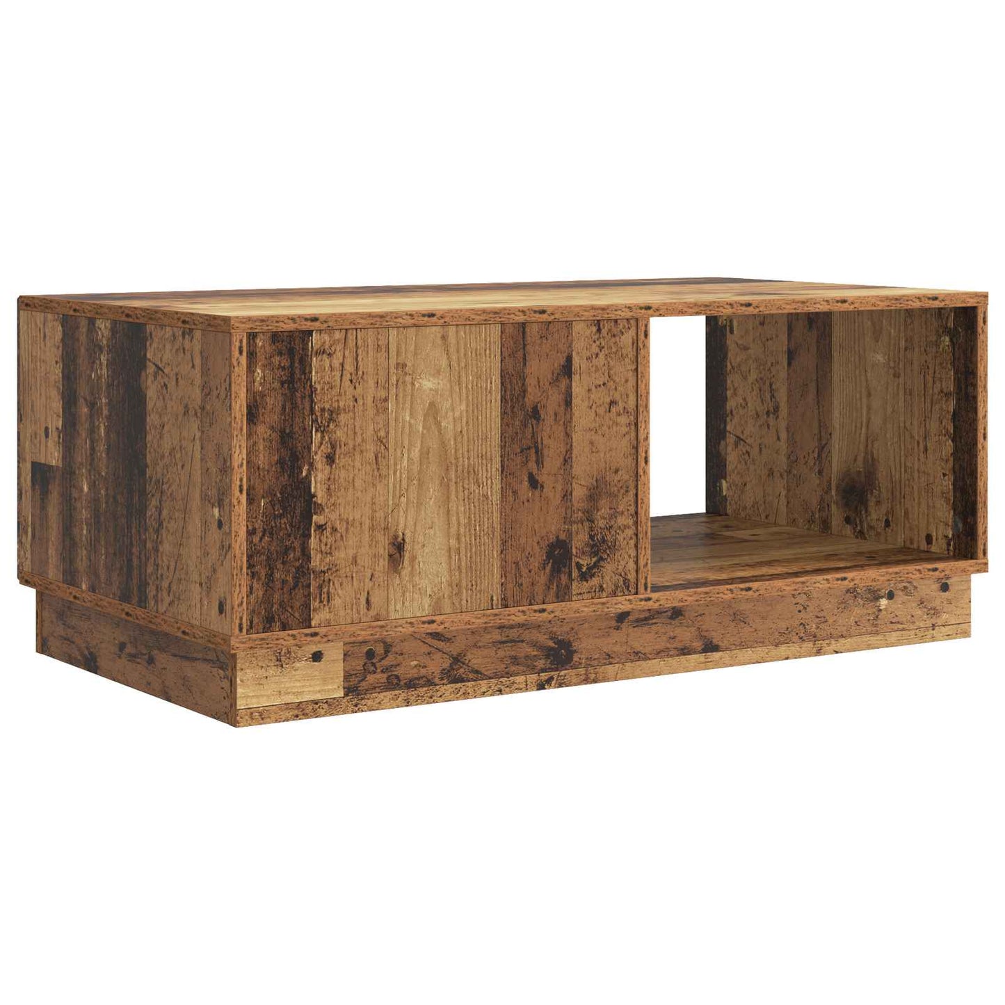Dohányzóasztal Antik Fa 90 x 50 x 37 cm Szerelt Fa