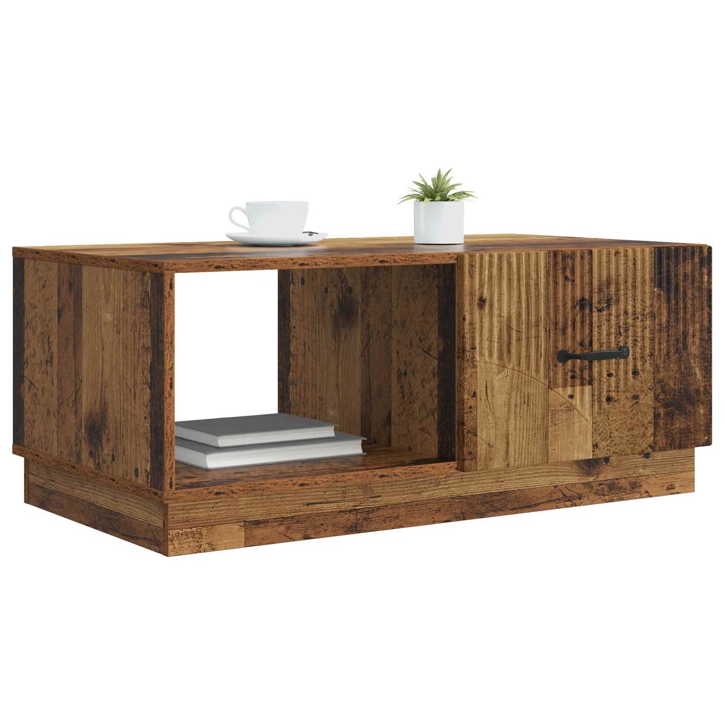 Dohányzóasztal Antik Fa 90 x 50 x 37 cm Szerelt Fa