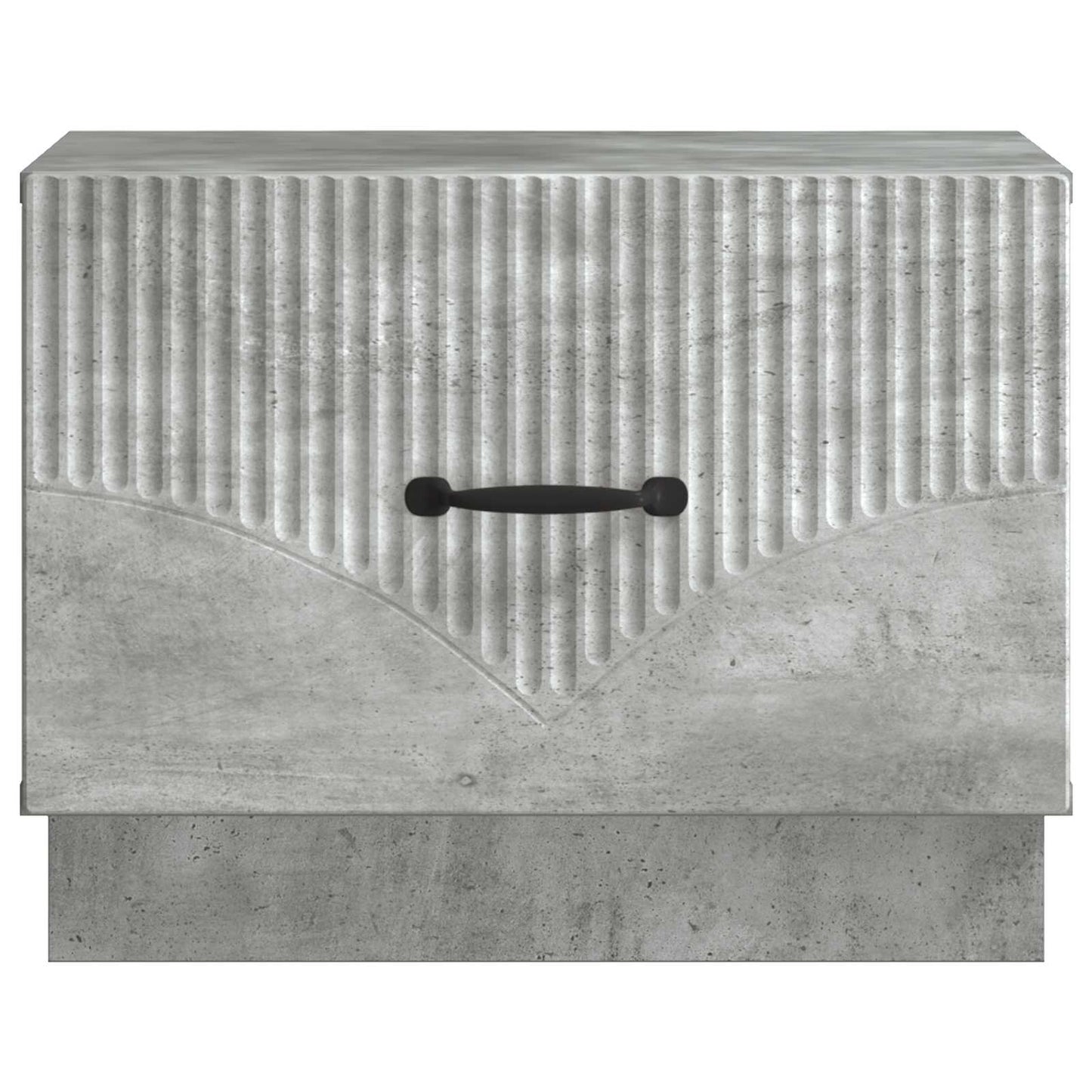 Dohányzóasztal fiókkal Betonszürke 49 x 50 x 37 cm Szerelt Fa