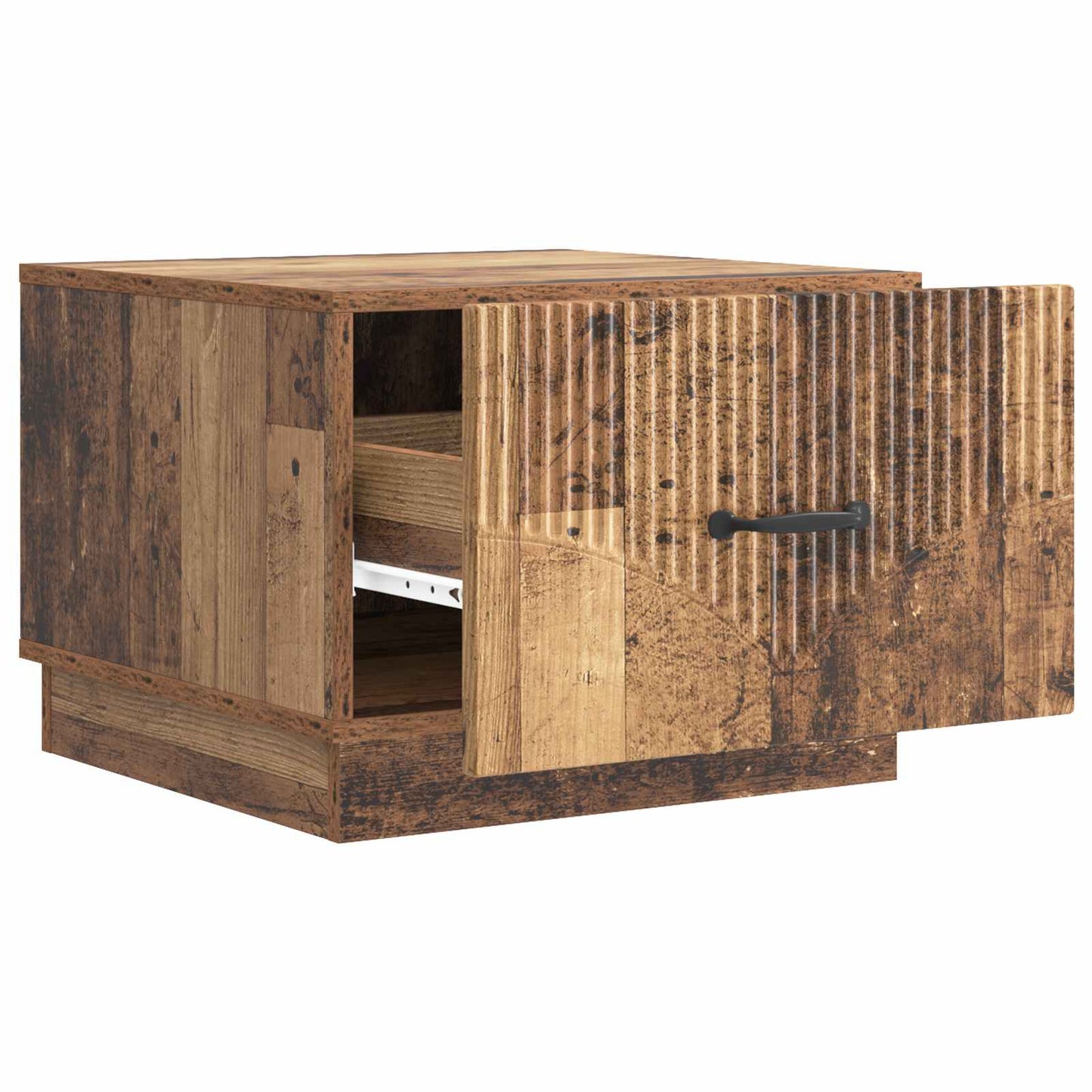 Dohányzóasztal fiókkal Antik Fa 49 x 50 x 37 cm Szerelt Fa