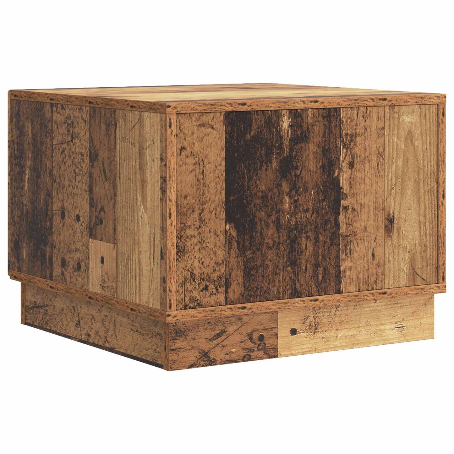 Dohányzóasztal fiókkal Antik Fa 49 x 50 x 37 cm Szerelt Fa