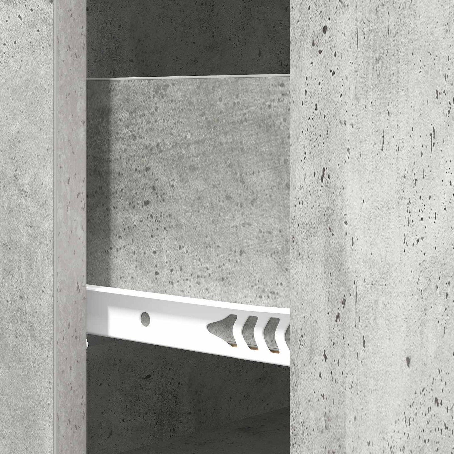 Fiókos szekrény Betonszürke 66 x 34,5 x 90 cm Szerelt Fa