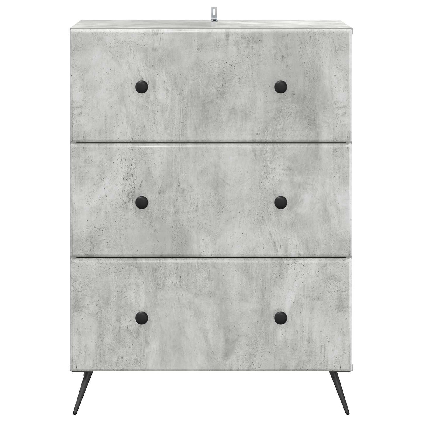 Fiókos szekrény Betonszürke 66 x 34,5 x 90 cm Szerelt Fa