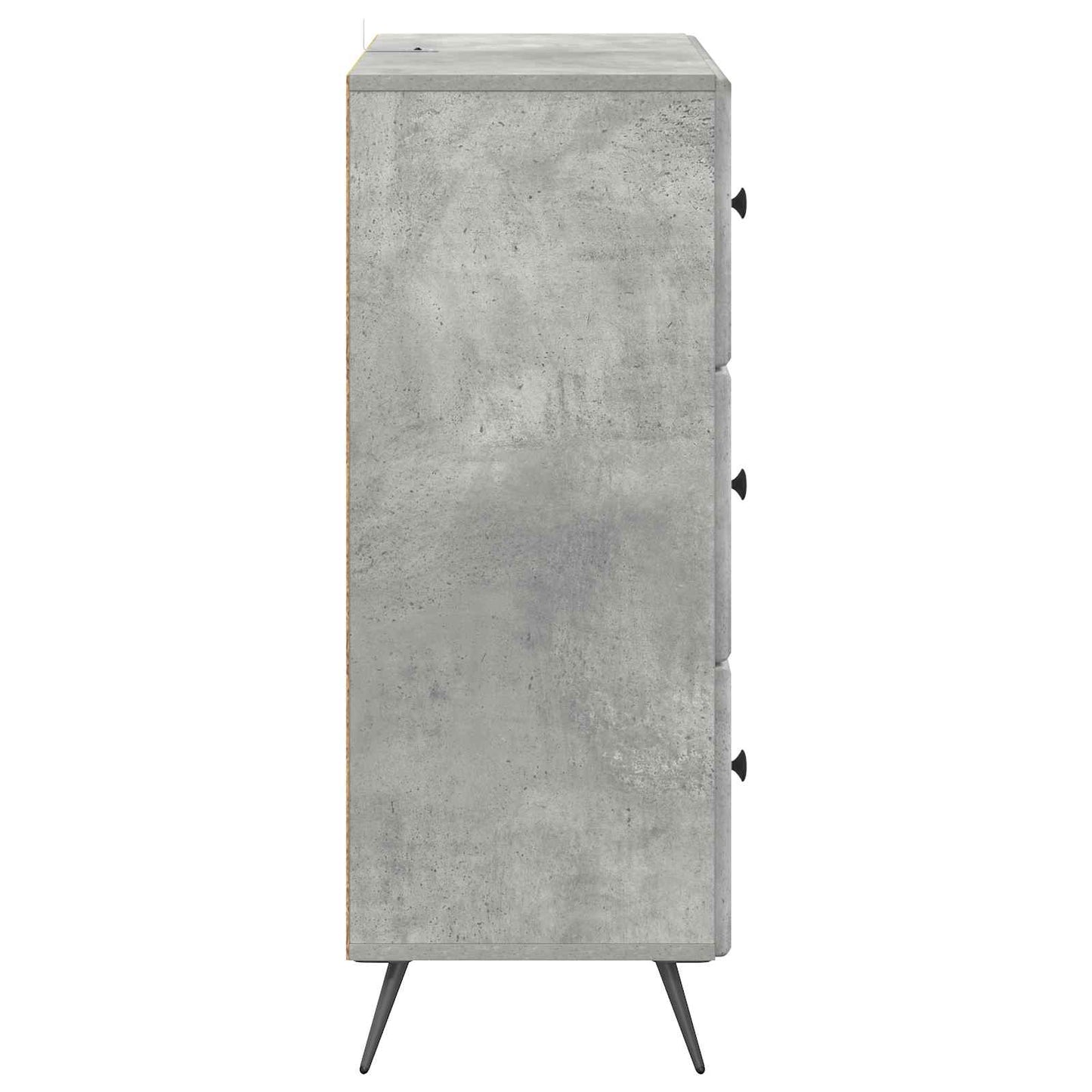 Fiókos szekrény Betonszürke 66 x 34,5 x 90 cm Szerelt Fa