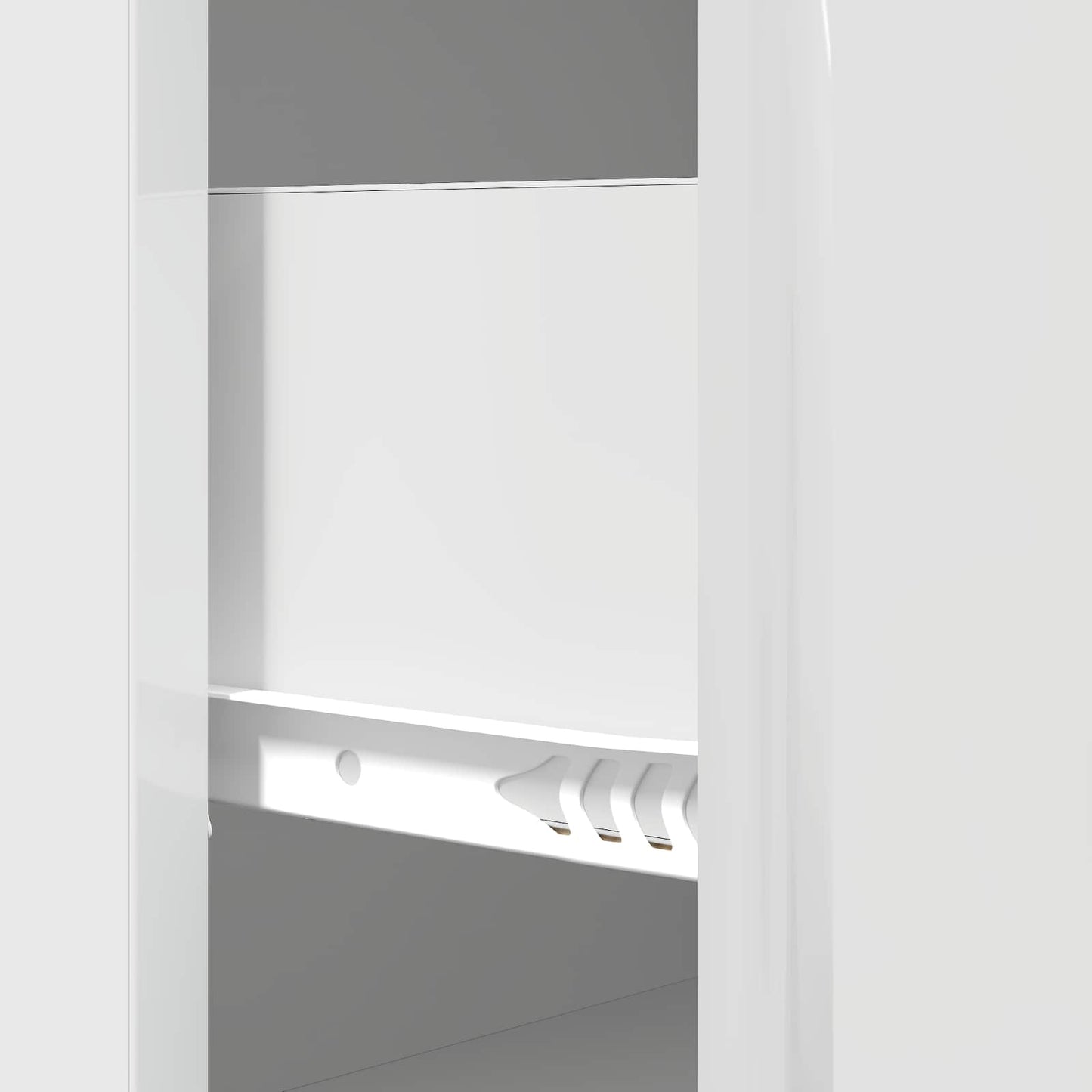 Fiókos szekrény Magasfényű Fehér 66 x 34,5 x 90 cm Szerelt Fa