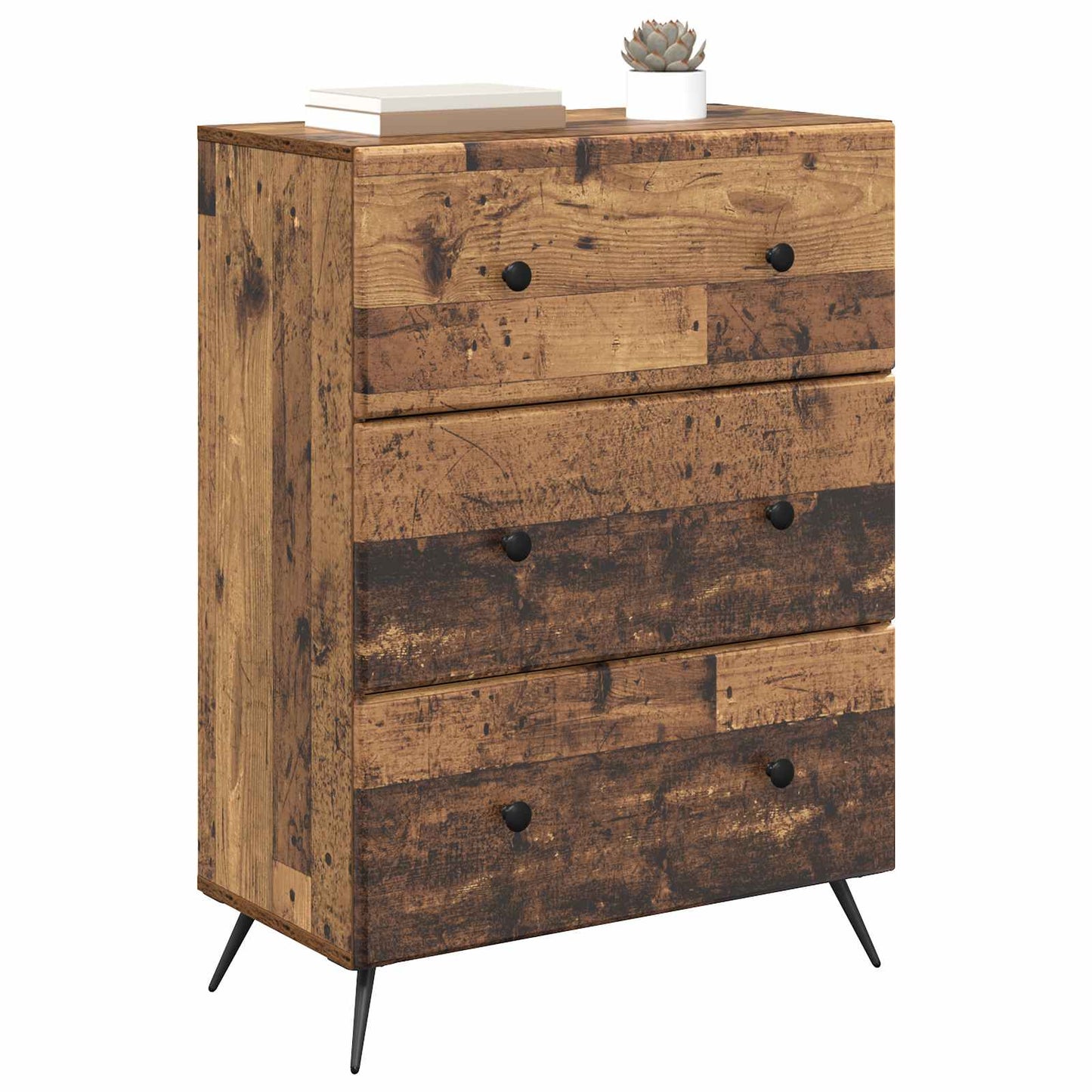 Fiókos szekrény Antik Fa 66 x 34,5 x 90 cm Szerelt Fa