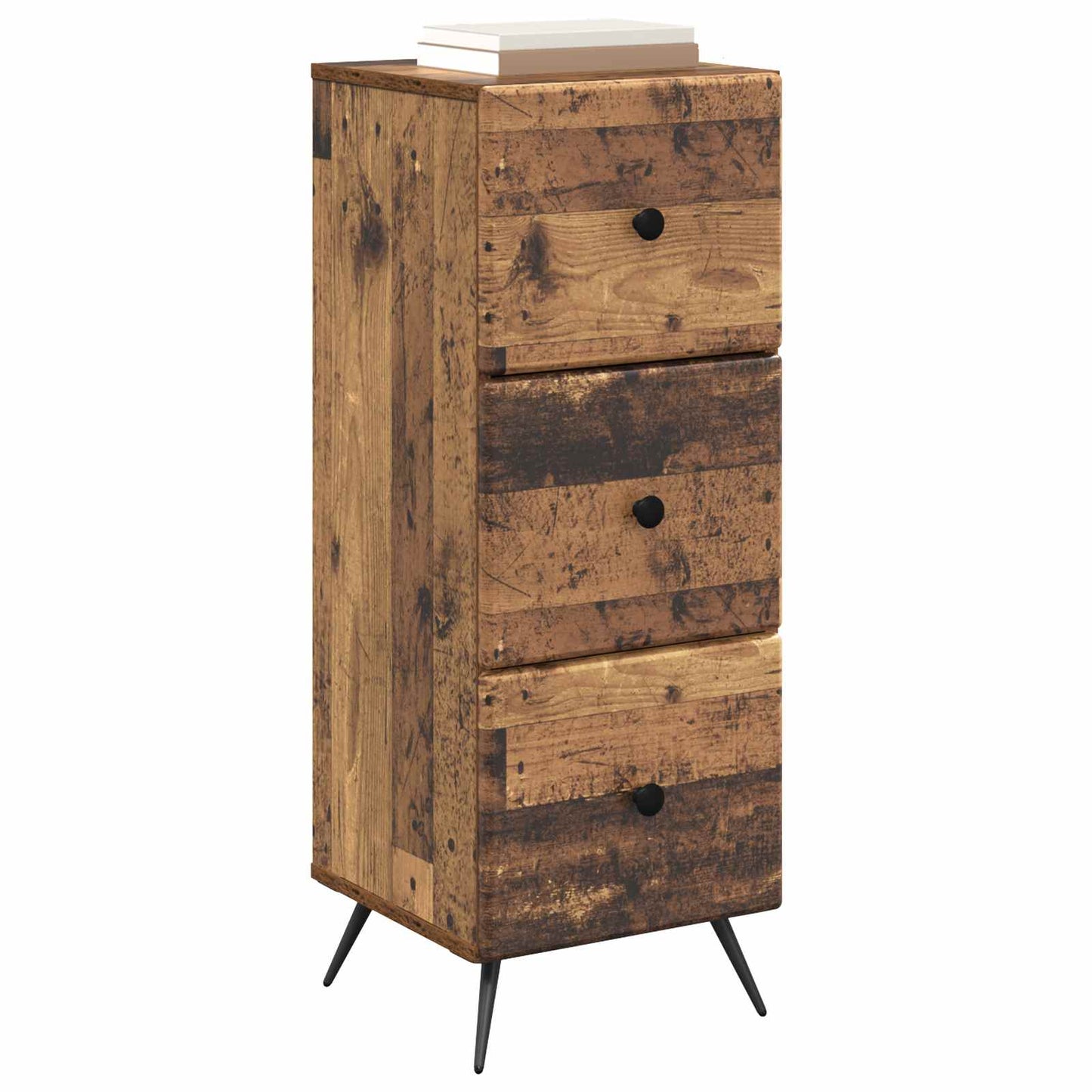 Fiókos szekrény Antik Fa 33 x 34,5 x 90 cm Szerelt Fa