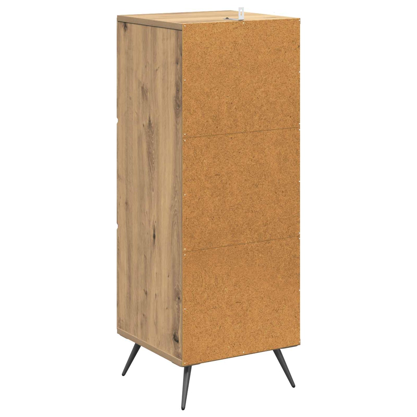 Fiókos szekrény 33 x 34,5 x 90 cm Szerelt Fa Kézműves Tölgy